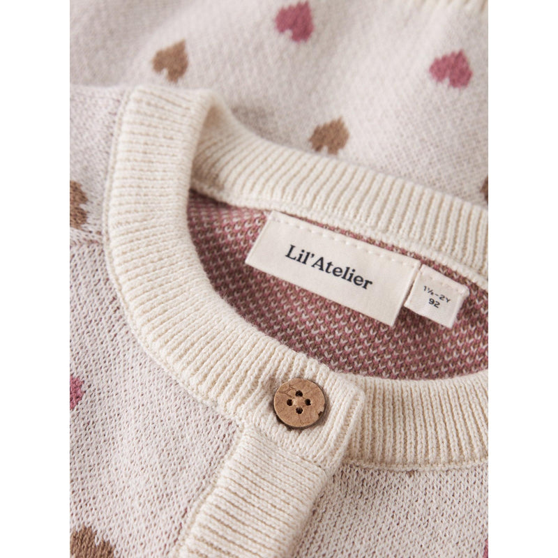 Lil'Atelier Cardigan SARAN - Sepia Tint-Cardigan-Lil'Atelier-Ollifant.dk