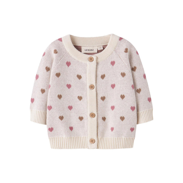 Lil'Atelier Cardigan SARAN - Sepia Tint-Cardigan-Lil'Atelier-Ollifant.dk