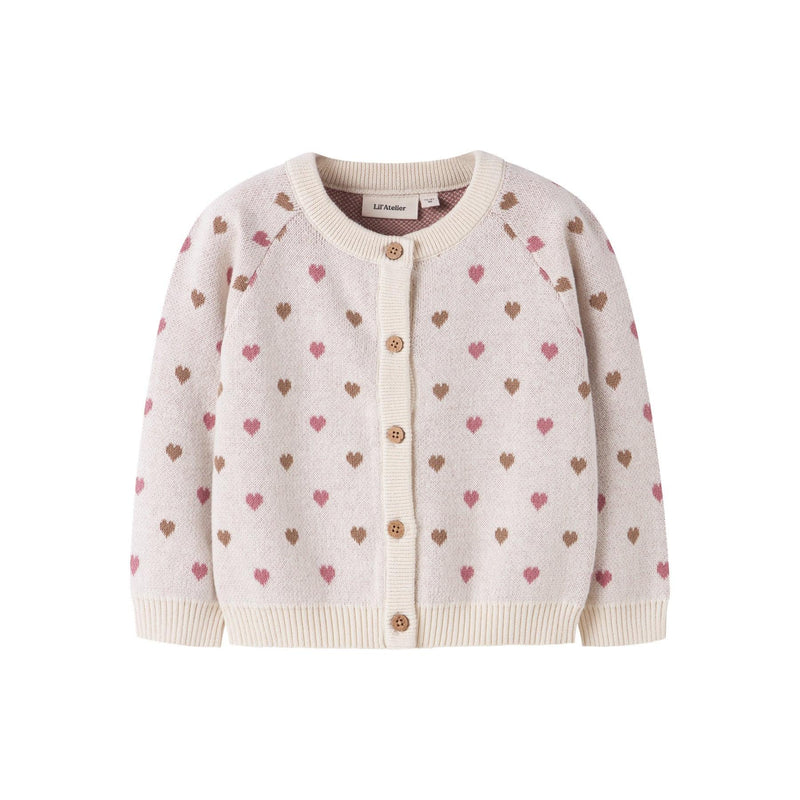 Lil'Atelier Cardigan SARAN - Sepia Tint-Cardigan-Lil'Atelier-Ollifant.dk