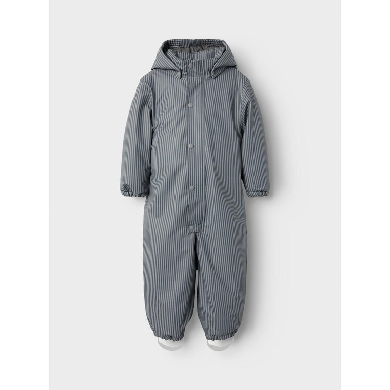 Lil'Atelier Gummiflyverdragt LADRY10 SNOWSUIT - Ultimate Grey-Flyverdragt-Lil'Atelier-Ollifant.dk