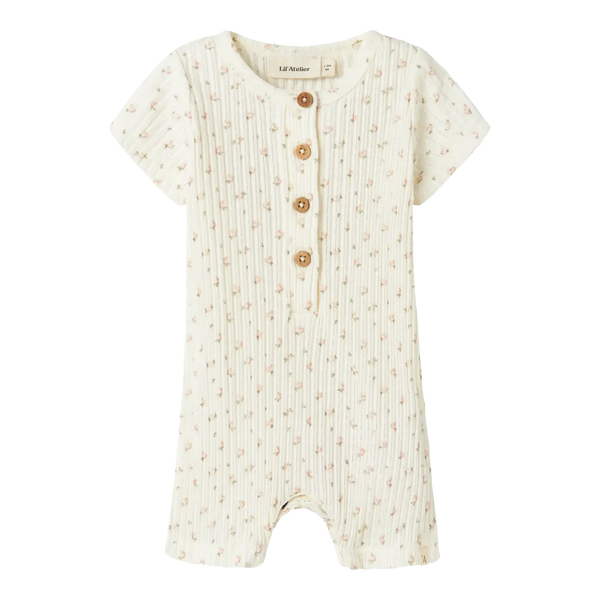 Lil'Atelier Heldragt HULLA SS - Coconut Milk-heldragt-Lil'Atelier-Ollifant.dk