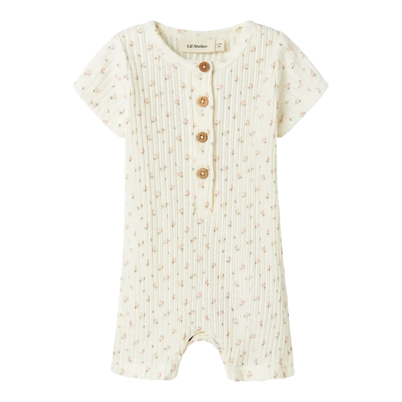 Lil'Atelier Heldragt HULLA SS - Coconut Milk-heldragt-Lil'Atelier-Ollifant.dk