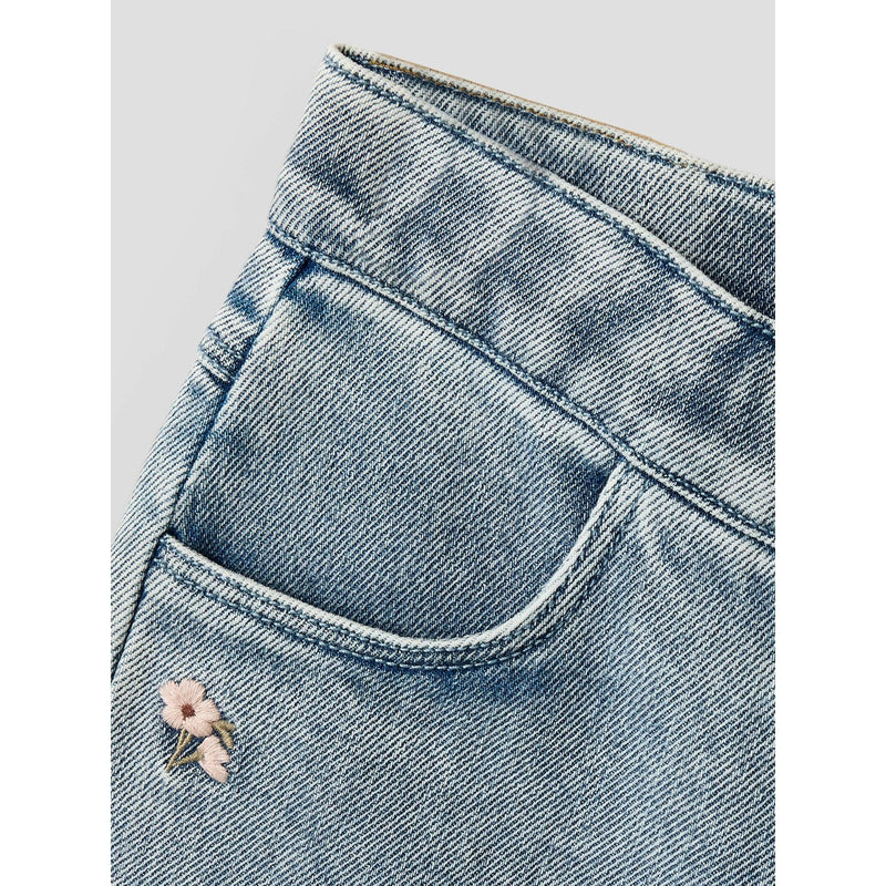 Lil'Atelier Jeans DARLEE - Flower EMB-Bukser-Lil'Atelier-Ollifant.dk