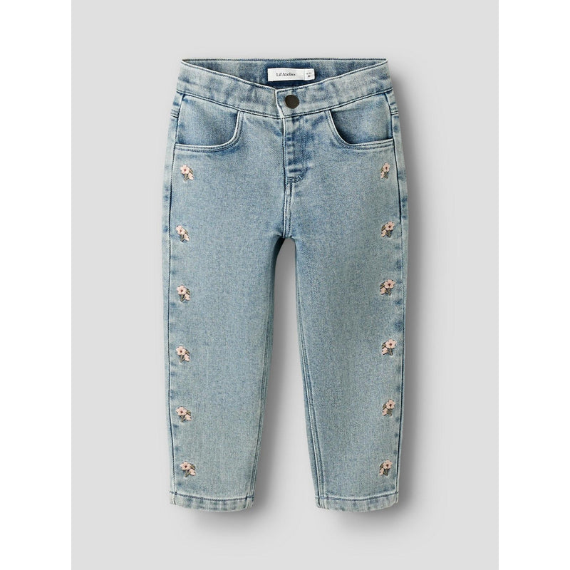 Lil'Atelier Jeans DARLEE - Flower EMB-Bukser-Lil'Atelier-Ollifant.dk
