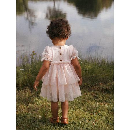 Lil'Atelier Kjole FRILLA - Peach Blush-Kjole-Lil'Atelier-Ollifant.dk