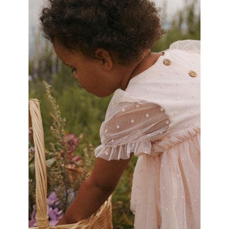 Lil'Atelier Kjole FRILLA - Peach Blush-Kjole-Lil'Atelier-Ollifant.dk