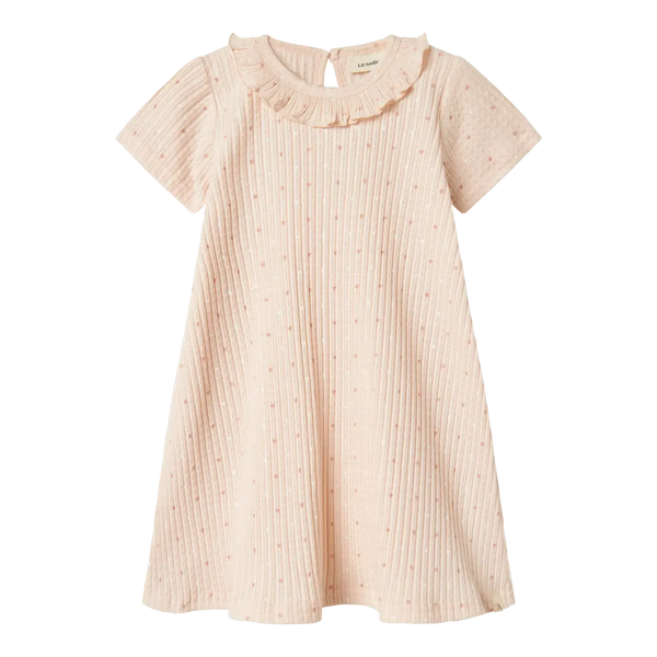 Lil'Atelier kjole HULLA HUA SS - Peach Blush-kjole-Lil'Atelier-Ollifant.dk
