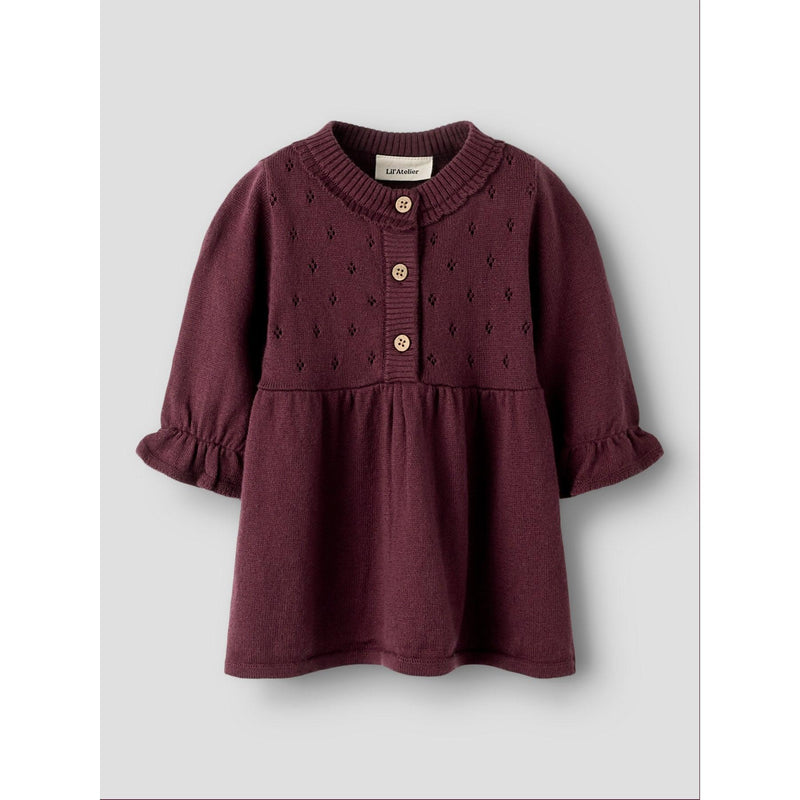 Lil'Atelier Kjole NIMI - Catawba Grape-kjole-Name it-Ollifant.dk
