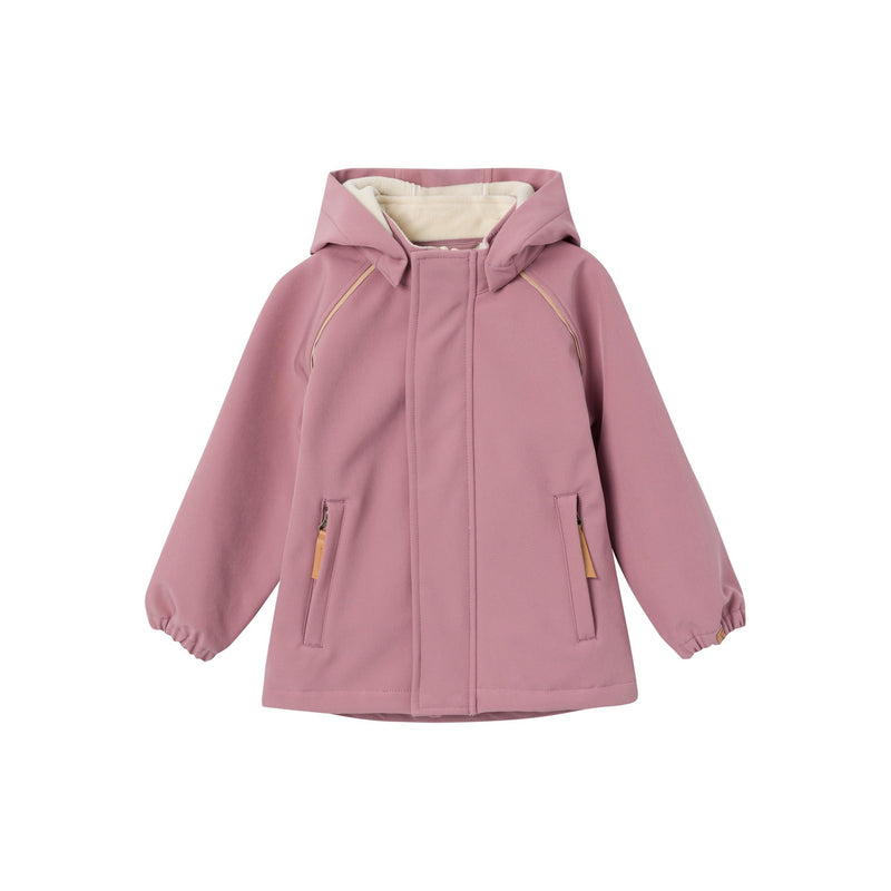 lil'atelier - LAALFA SOFTSHELL JACKET FO SOLID LIL - Nostalgia Rose-Jakke-Lil'Atelier-Ollifant.dk