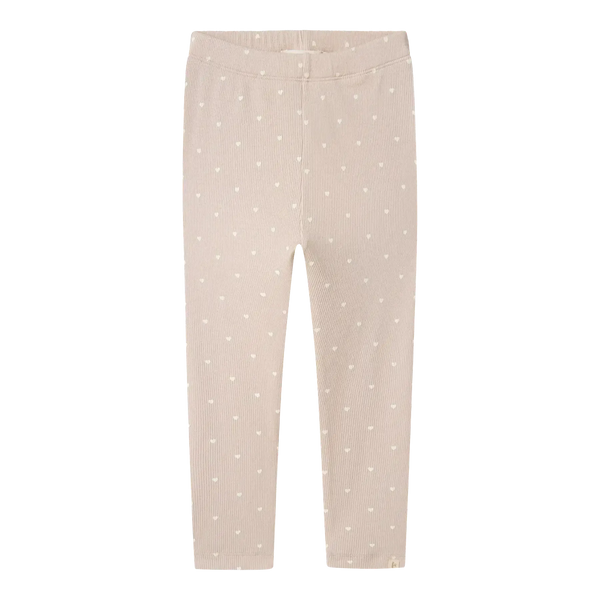 Lil'Atelier Leggings GAGO NOOS - Gray Morn Heart-Leggings-Lil'Atelier-Ollifant.dk