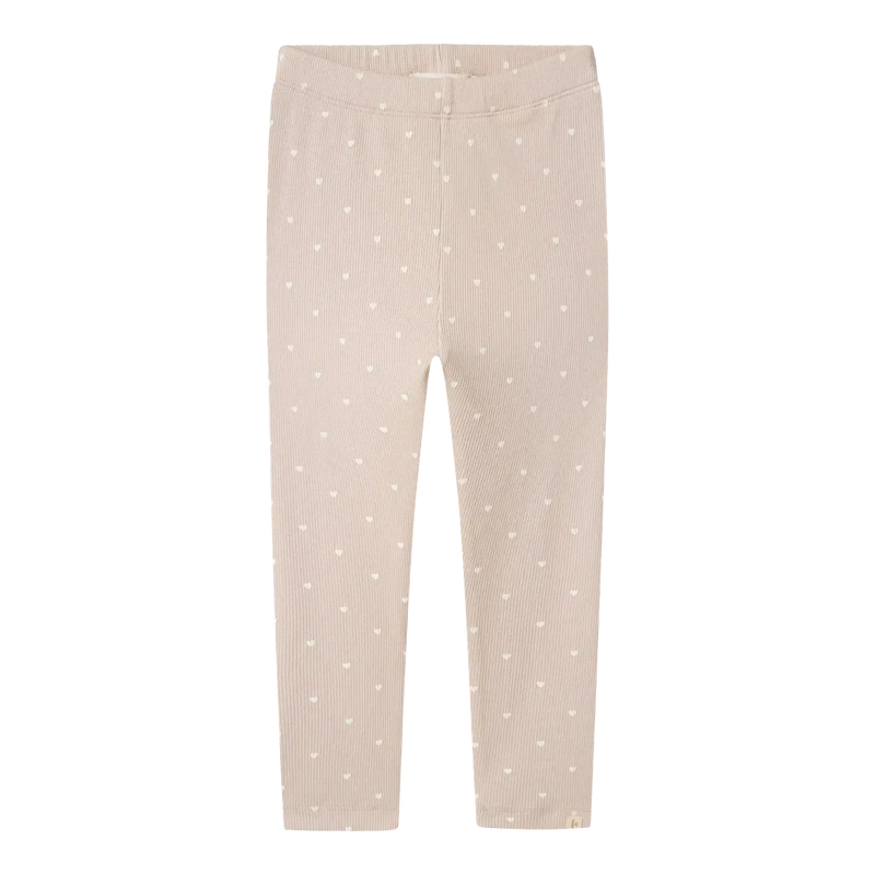 Lil'Atelier Leggings GAGO NOOS - Gray Morn Heart-Leggings-Lil'Atelier-Ollifant.dk