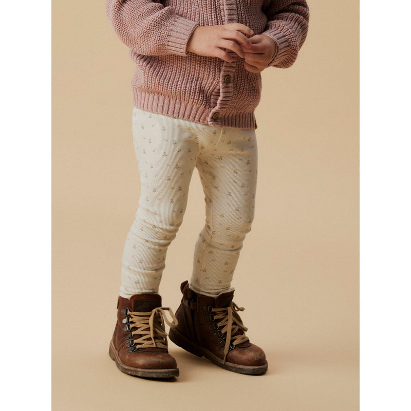 Lil'Atelier Leggings GAGO - Turtledove Flower-Leggings-Lil'Atelier-Ollifant.dk