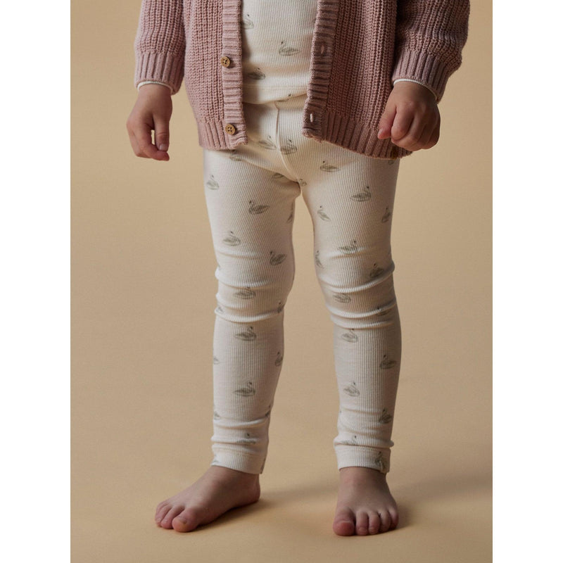 Lil'Atelier Leggings GAVO EFI - Swan-Leggings-Lil'Atelier-Ollifant.dk