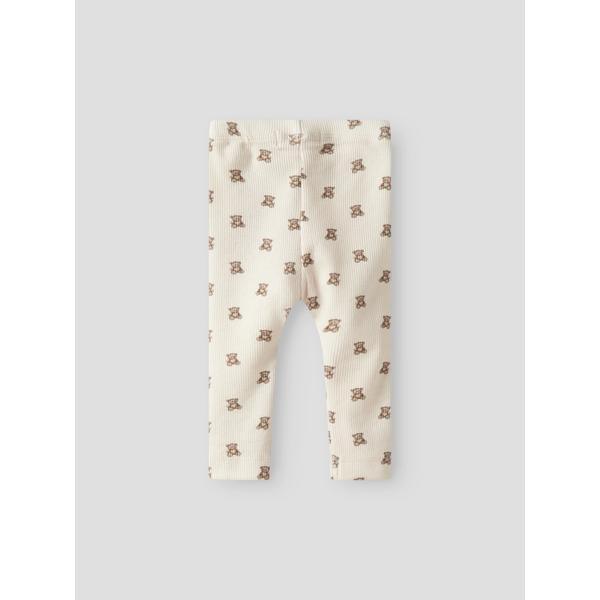 Lil'Atelier Leggings GAVO - Turtledove Teddy Bear-Leggings-Lil'Atelier-Ollifant.dk