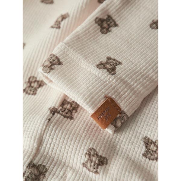 Lil'Atelier Leggings GAVO - Turtledove Teddy Bear-Leggings-Lil'Atelier-Ollifant.dk