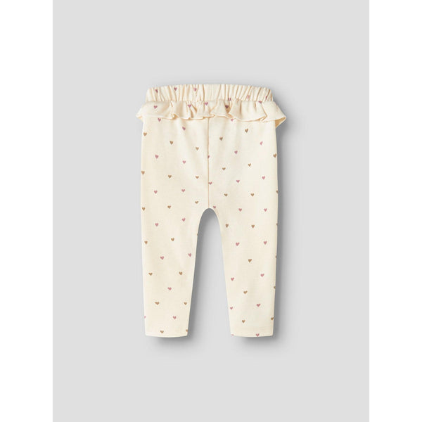 Lil'Atelier Leggings LALO TAI - Turtledove/Heart-Leggings-Lil'Atelier-Ollifant.dk