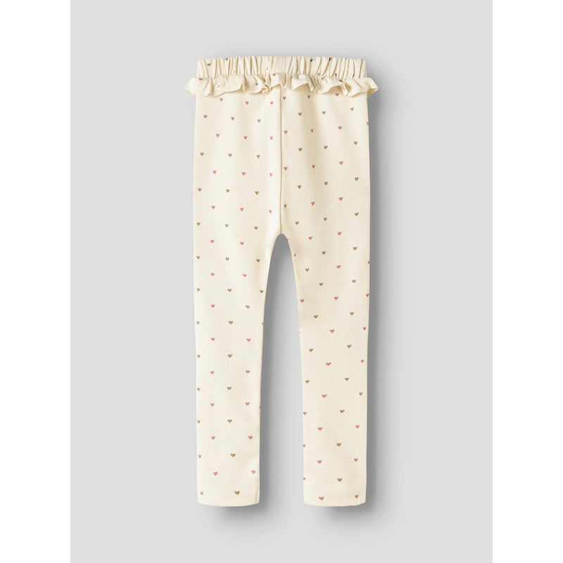 Lil'Atelier Leggings LALO TAI - Turtledove/Heart-Leggings-Lil'Atelier-Ollifant.dk