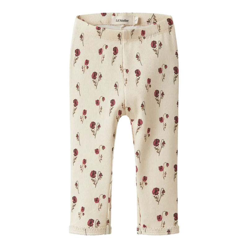 Lil'Atelier Leggings LAVO EKI - Turtledove-Leggings-Lil'Atelier-Ollifant.dk