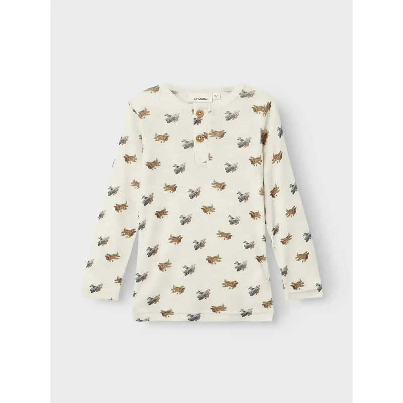 Lil'Atelier Leggings NALU ULD - Turtledove Fly-Bluser-Lil'Atelier-Ollifant.dk