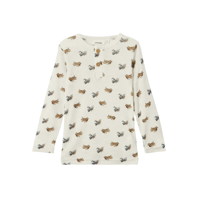 Lil'Atelier Leggings NALU ULD - Turtledove Fly-Bluser-Lil'Atelier-Ollifant.dk