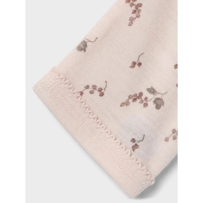 Lil'Atelier Leggings NOEL NIA ULD - Berry-Leggings-uld-Ollifant.dk