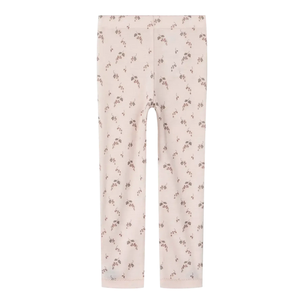 Lil'Atelier Leggings NOEL NIA ULD - Berry-Leggings-uld-Ollifant.dk