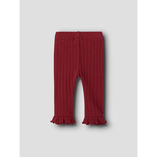 Lil'Atelier Leggings RITA - Red Dhalia-Leggings-Lil'Atelier-Ollifant.dk