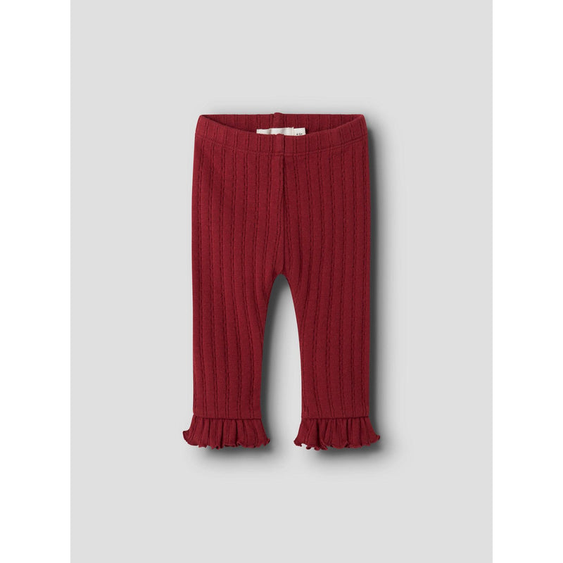 Lil'Atelier Leggings RITA - Red Dhalia-Leggings-Lil'Atelier-Ollifant.dk