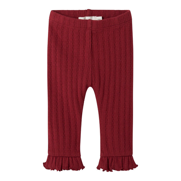 Lil'Atelier Leggings RITA - Red Dhalia-Leggings-Lil'Atelier-Ollifant.dk