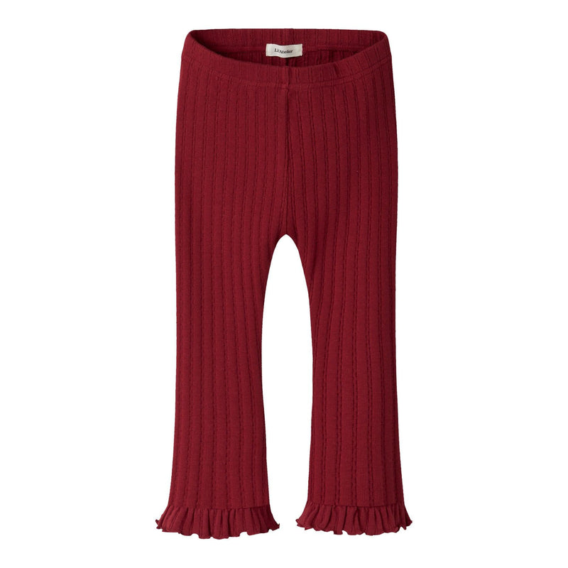 Lil'Atelier Leggings RITA SIG - Red Dhalia-Leggings-Lil'Atelier-Ollifant.dk