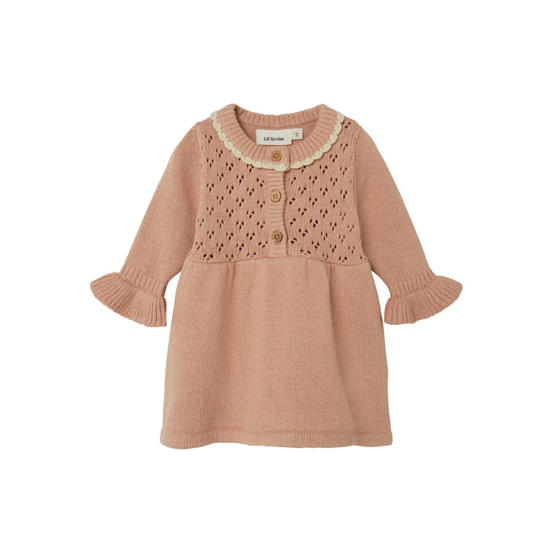 lil'atelier - LORO LS KNIT DRESS LIL - sirocco-Kjole-Lil'Atelier-Ollifant.dk