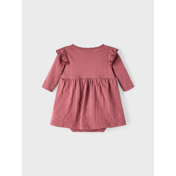 lil'atelier - NALA LS BODY DRESS LIL - dry rose-Kjole-Lil'Atelier-Ollifant.dk