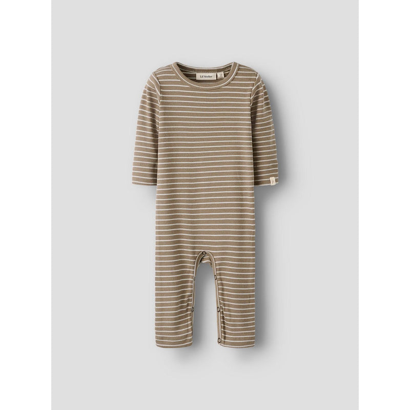 Lil'Atelier Natdragt GAGO - Sepia Tint Stripes-Nattøj-Lil'Atelier-Ollifant.dk