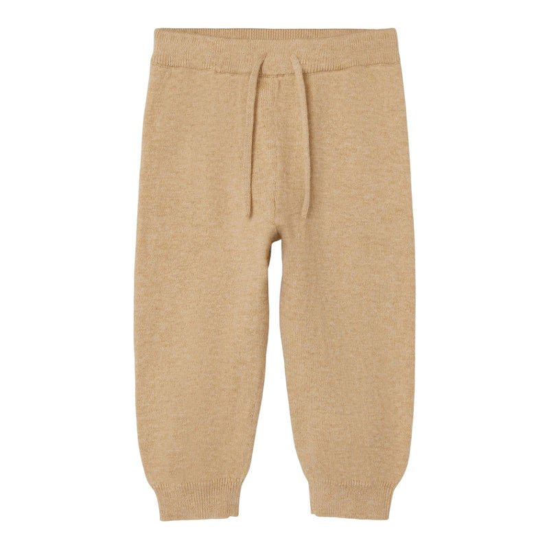 lil'atelier - NINA KNIT PANT LIL - warm sand-Bukser-Lil'Atelier-Ollifant.dk