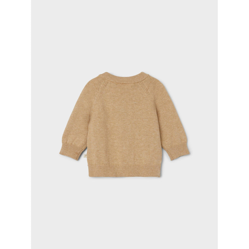 lil'atelier - NINA LS WRAP KNIT LIL - warm sand-Cardigan-Lil'Atelier-Ollifant.dk