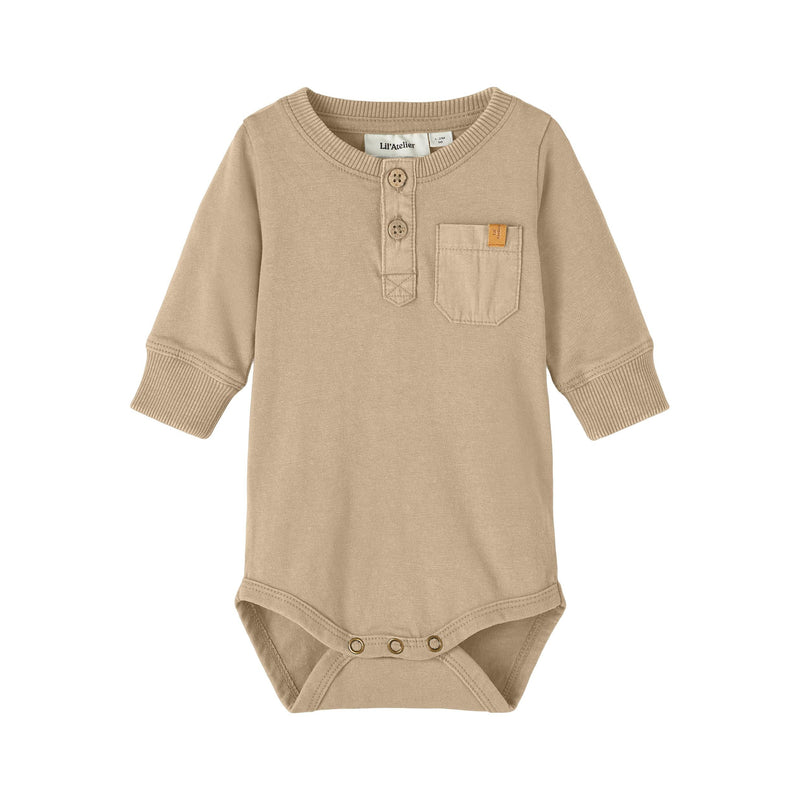 lil'atelier - NORO LS BODY LIL - warm sand-Body-Lil'Atelier-Ollifant.dk