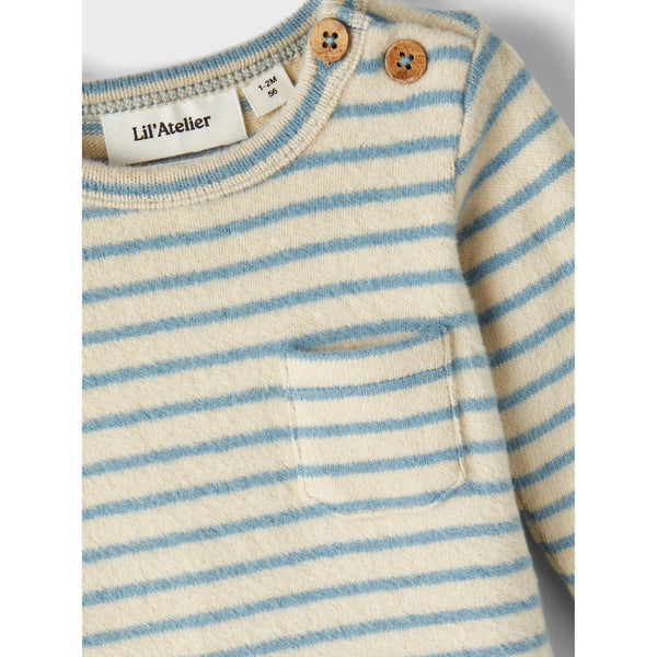 lil'atelier - ODO LS SLIM BODY LIL - Smoke Blue-Body-Lil'Atelier-Ollifant.dk