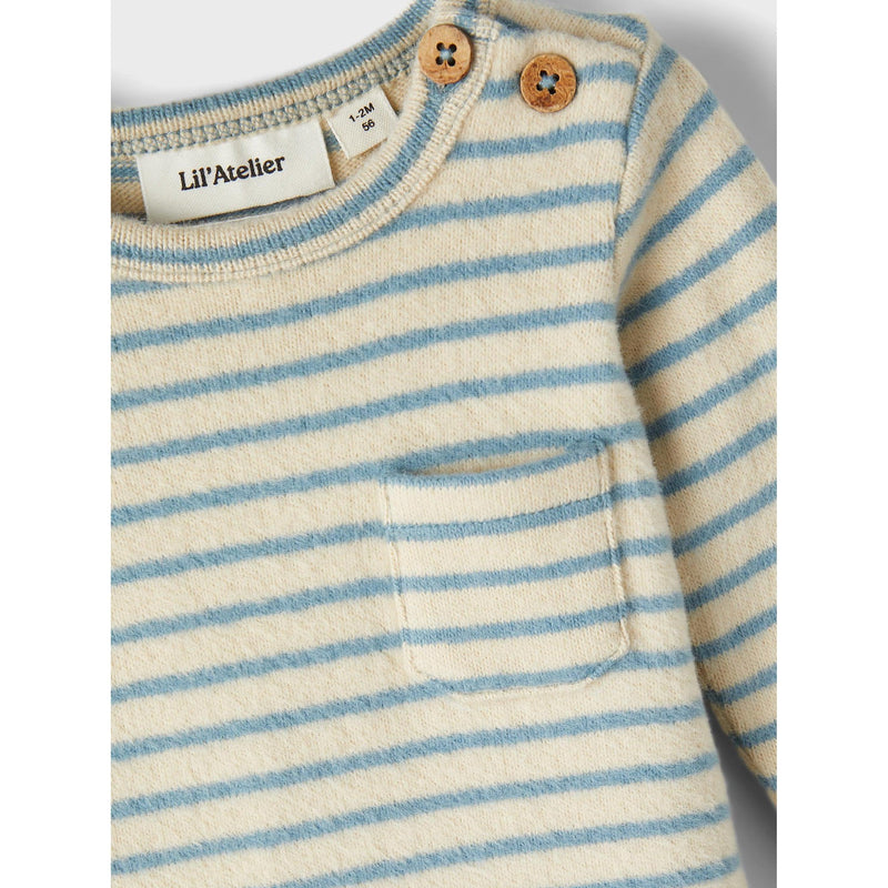 lil'atelier - ODO LS SLIM BODY LIL - Smoke Blue-Body-Lil'Atelier-Ollifant.dk