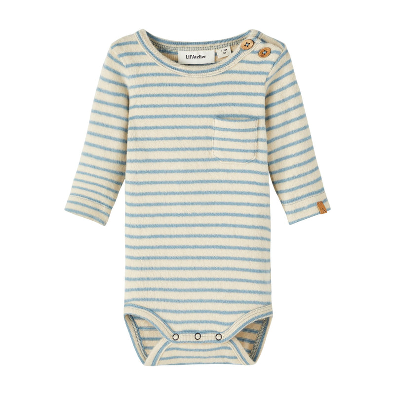 lil'atelier - ODO LS SLIM BODY LIL - Smoke Blue-Body-Lil'Atelier-Ollifant.dk