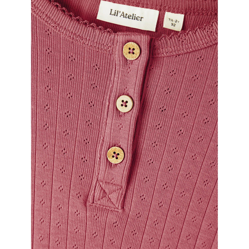 lil'atelier - RACHEL LS SLIM BODY HEA LIL - dry rose-Body-Lil'Atelier-Ollifant.dk