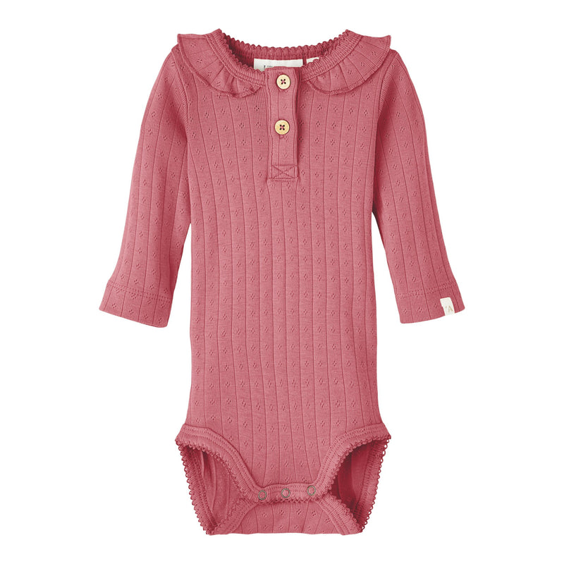 lil'atelier - RACHEL LS SLIM BODY HEA LIL - dry rose-Body-Lil'Atelier-Ollifant.dk