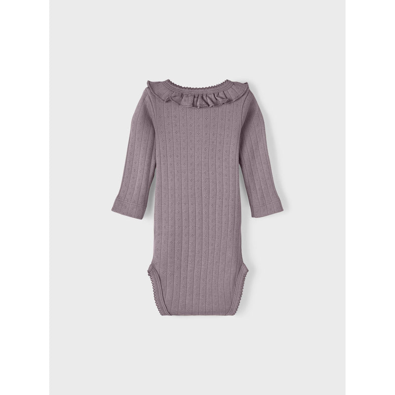 lil'atelier - RACHEL LS SLIM BODY HEA LIL - quail-Body-Lil'Atelier-Ollifant.dk