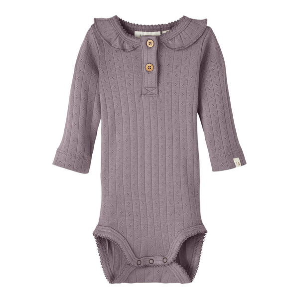 lil'atelier - RACHEL LS SLIM BODY HEA LIL - quail-Body-Lil'Atelier-Ollifant.dk