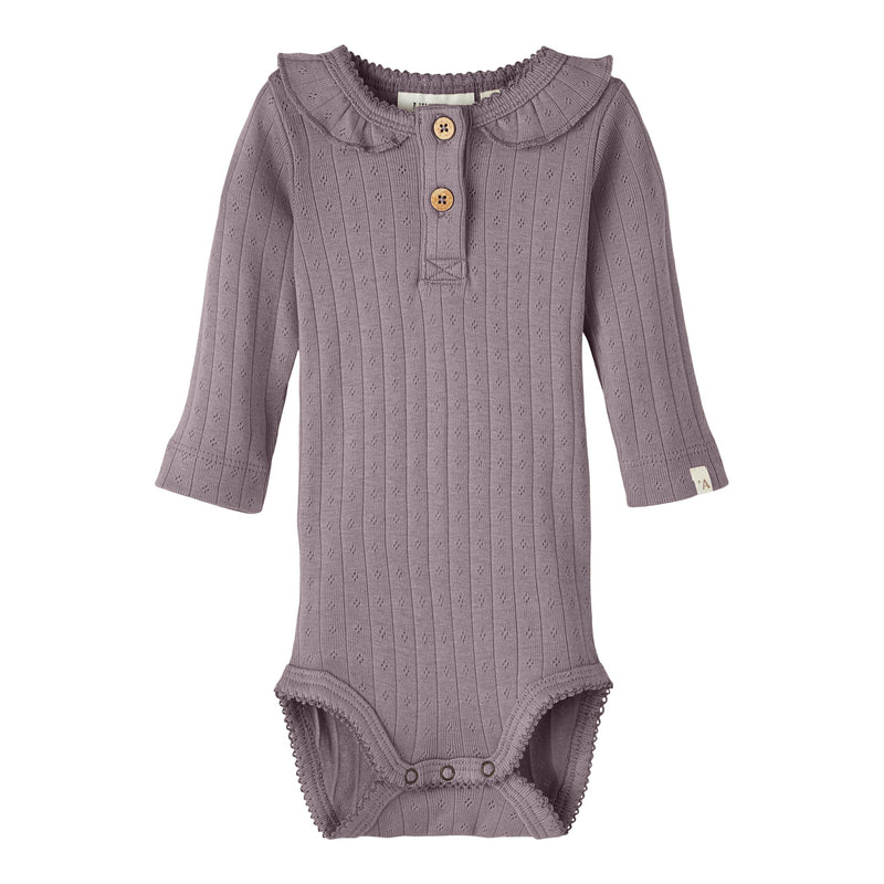 lil'atelier - RACHEL LS SLIM BODY HEA LIL - quail-Body-Lil'Atelier-Ollifant.dk