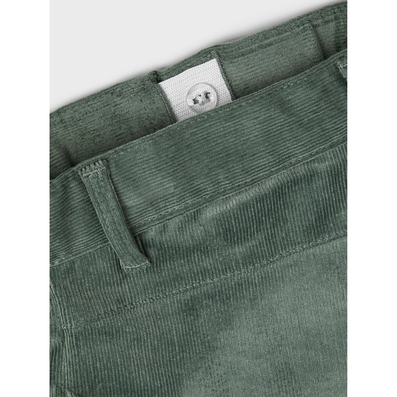 lil'atelier - RYAN HW REG AN CORD PANT - grøn-Bukser-Lil'Atelier-Ollifant.dk