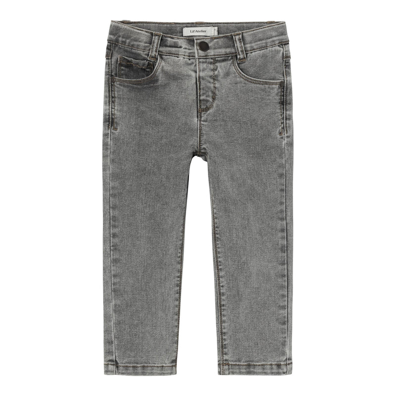 lil'atelier - RYAN REG JEANS 4204-IN LIL - Light Grey Denim-Bukser-Lil'Atelier-Ollifant.dk