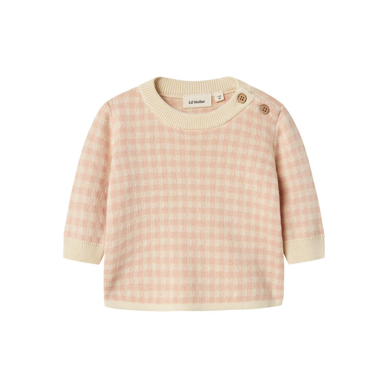 Lil'Atelier Strik NADIE - Camero Rose-bluse-Lil'Atelier-Ollifant.dk