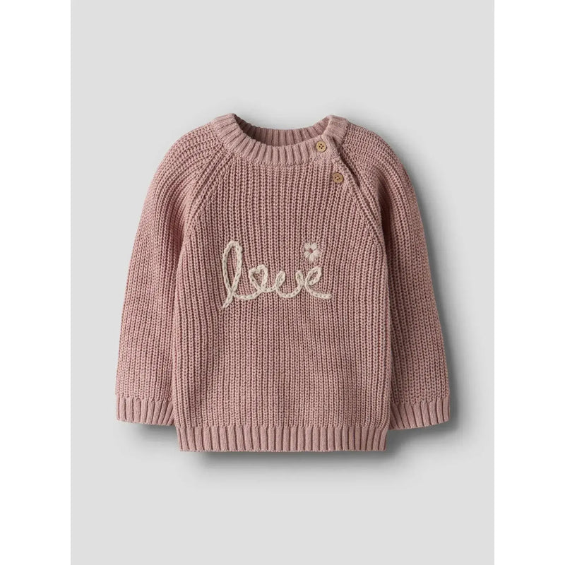 Lil'Atelier Sweater EMLEN - Misty Rose-Sweater-Name it-Ollifant.dk