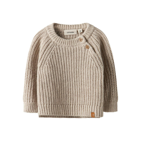 Lil'Atelier Sweater RUMBA - Oxford Tan-Sweater-Lil'Atelier-Ollifant.dk