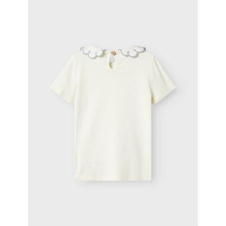 Lil'Atelier T-shirt FUNDO - Coconut Milk ZEN BLUE-t-shirt-Lil'Atelier-Ollifant.dk